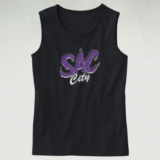 Sacramento Basketball Graphic Tank Top Design