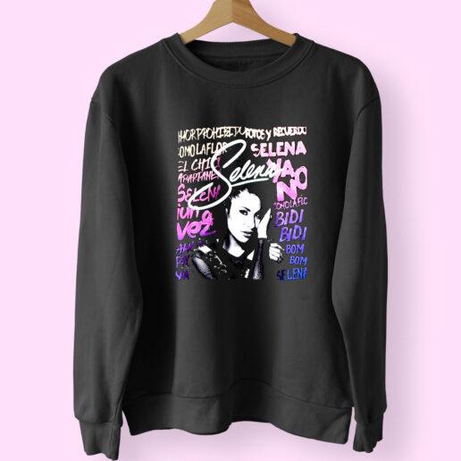 Selena Graffiti Songs Essential Sweatshirt