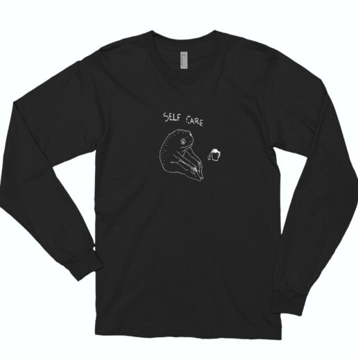 Self Care Retro Long Sleeve Shirt Classic Style