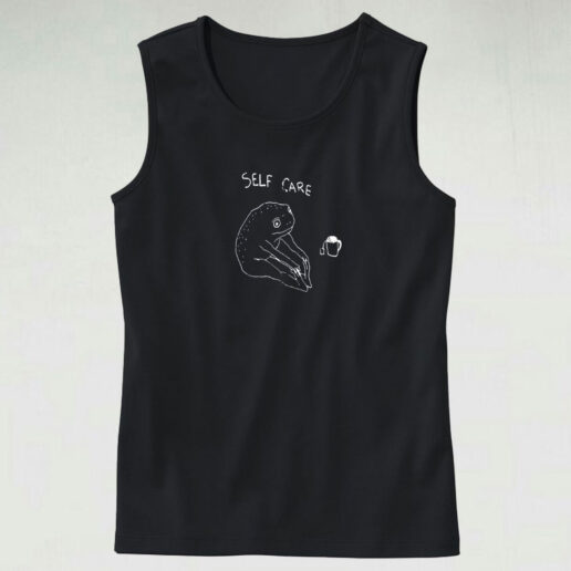 Self Care Retro Tank Top Design