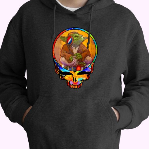 Skull Grateful Dead Star Wars Master Yoda Hoodie Design