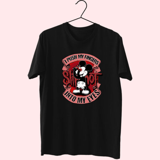 Slipknot I Push My Fingers Into My Eyes Mickey Mouse Essentials T shirt