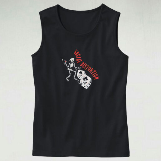 Social Distortion Bad Luck Tour 1992 Tank Top Design