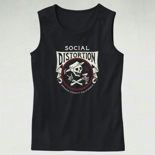 Social Distortion Orange County Tank Top Design