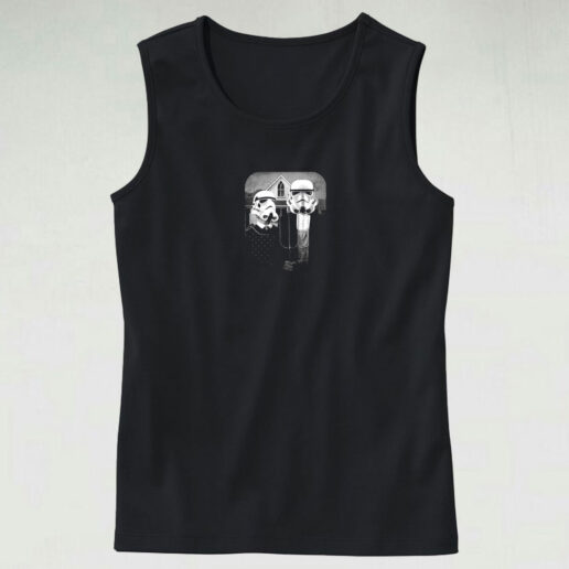 Star Wars American Gothic Parody Tank Top Design