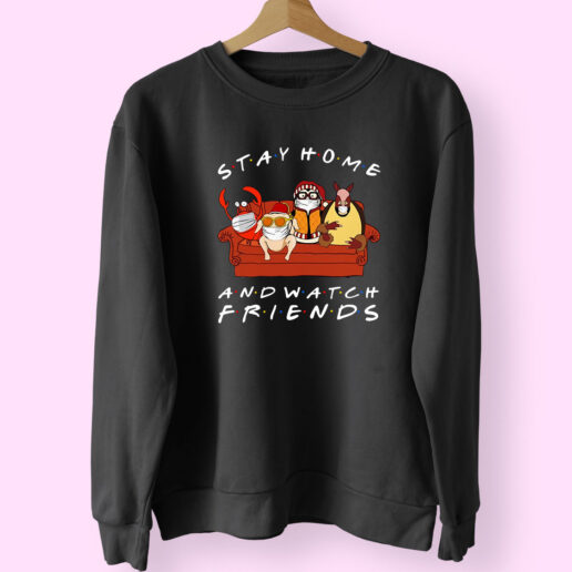 Stay Home And Watch Friends Essential Sweatshirt