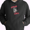 Stray Cats Cat Head Red Letters Hoodie Design