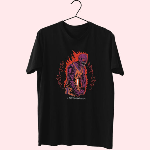 Suns X Warren Lotas A Fire You Cant Put Out Purple Essentials T shirt