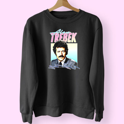 Sweatshirt Alex Trebek Aesthetic Retro 90s Style