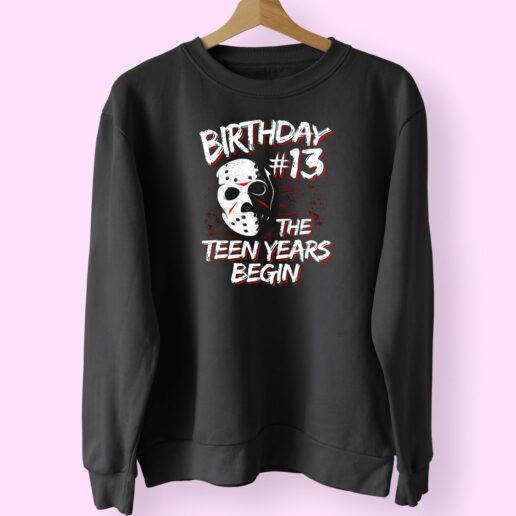 Sweatshirt Awesome 13th Birthday Party 90s Style