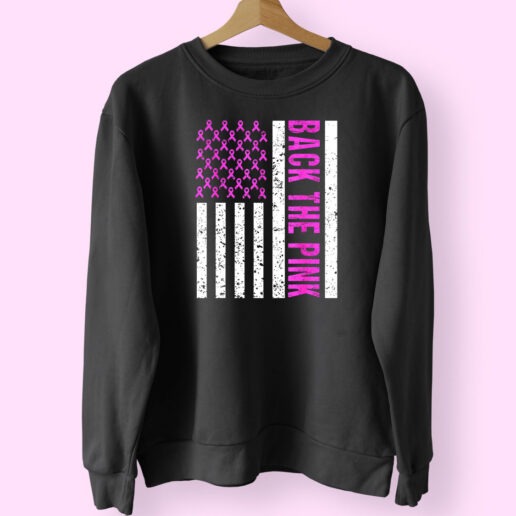 Sweatshirt Back The Pink Breast Cancer 90s Style