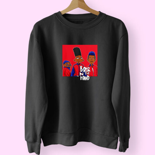 Sweatshirt Boyz N The Hood Cartoon 90s Style