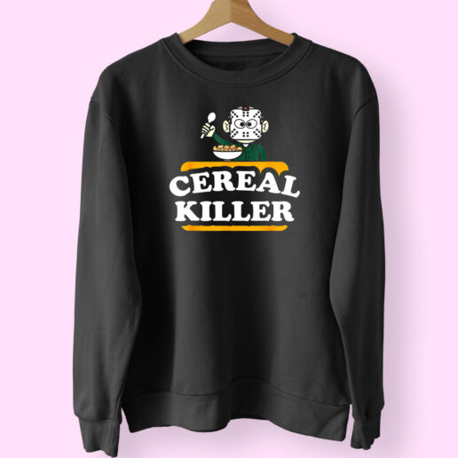 Sweatshirt Cereal Killer Food 90s Style