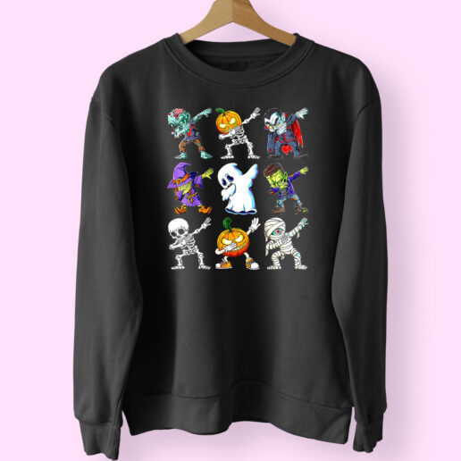 Sweatshirt Dabbing Halloween Boys 90s Style