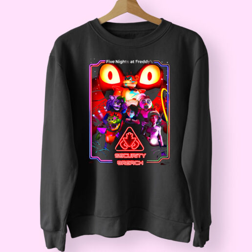 Sweatshirt Five Nights At Freddy’s Security Breach 90s Style