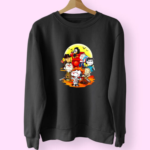 Sweatshirt Funny Snoopy Halloween 90s Style