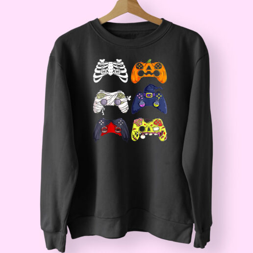 Sweatshirt Gaming Controllers Mummy 90s Style