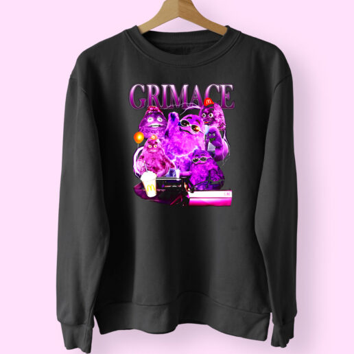 Sweatshirt Grimace Shake 90s Style