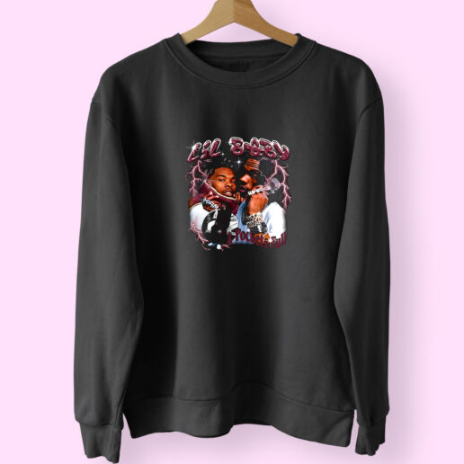 Sweatshirt Lil Baby 4 Pockets Full 90s Style