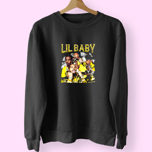 Sweatshirt Lil Baby Hip Hop Rich 90s Style