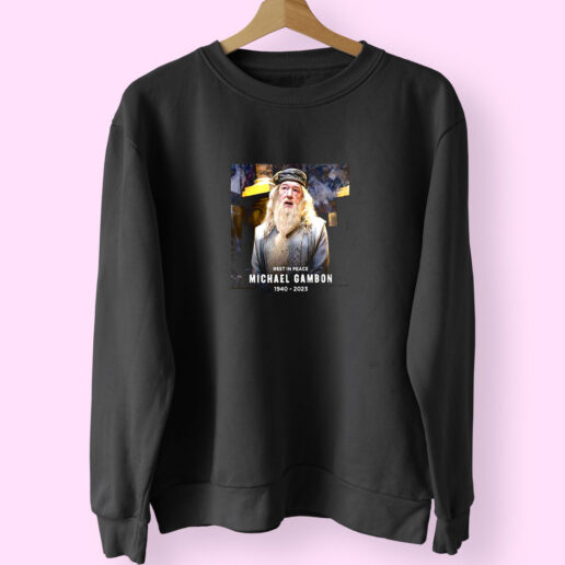 Sweatshirt Michael Gambon Dumbledore Memories 90s Style