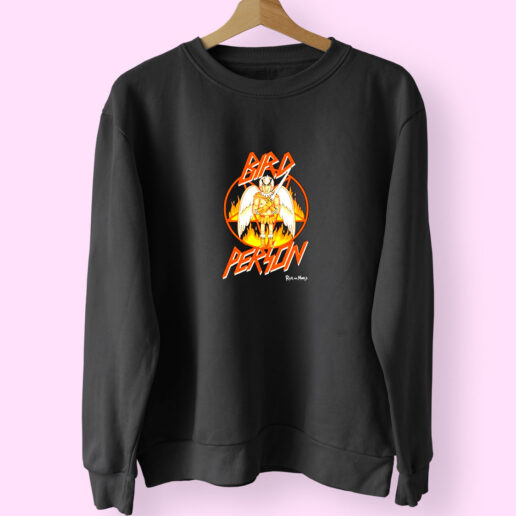 Sweatshirt Official Bird Person Rick And Morty 90s Style