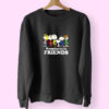 Sweatshirt Peanuts Happiness Is Friends 90s Style