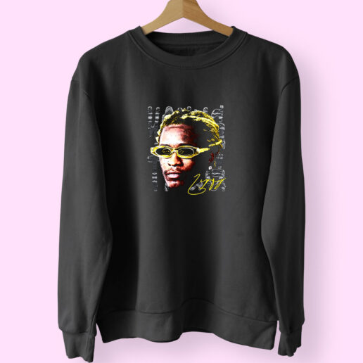 Sweatshirt Young Thug Head Sign 90s Style