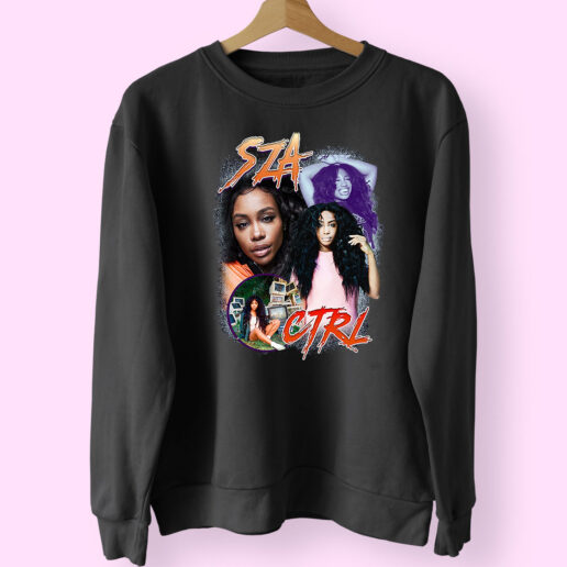 Sza Ctrl Rap Girl Essential Sweatshirt