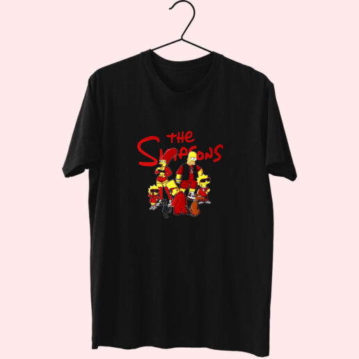 T Shirt Bart Simpson Gang 90s Style