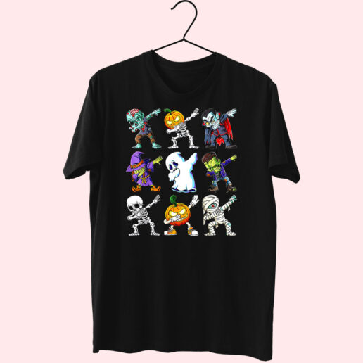 T Shirt Dabbing Halloween Boys 90s Style