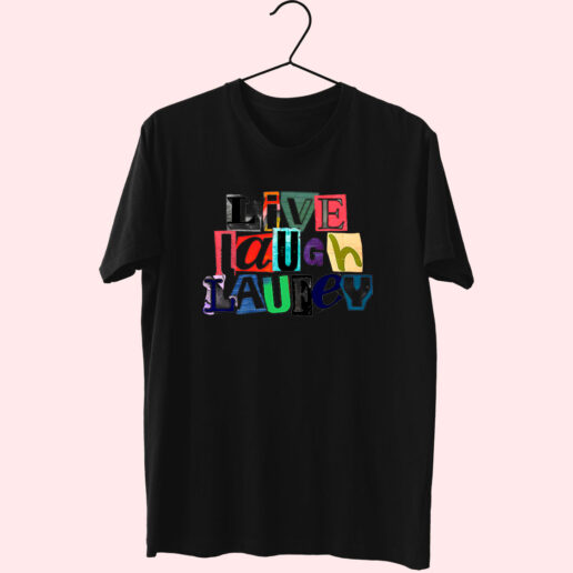 T Shirt Live Laugh Laufey 90s Style