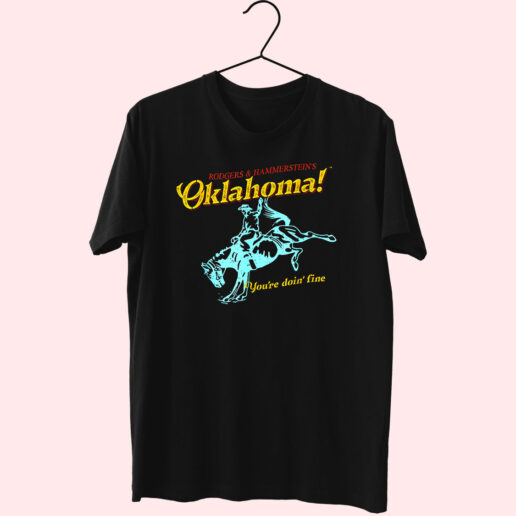 T Shirt Oklahoma You're Doin' Fine 90s Style