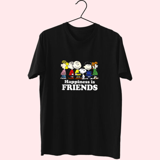 T Shirt Peanuts Happiness Is Friends 90s Style