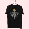 T Shirt Rocker Skeleton Cap 90s Style