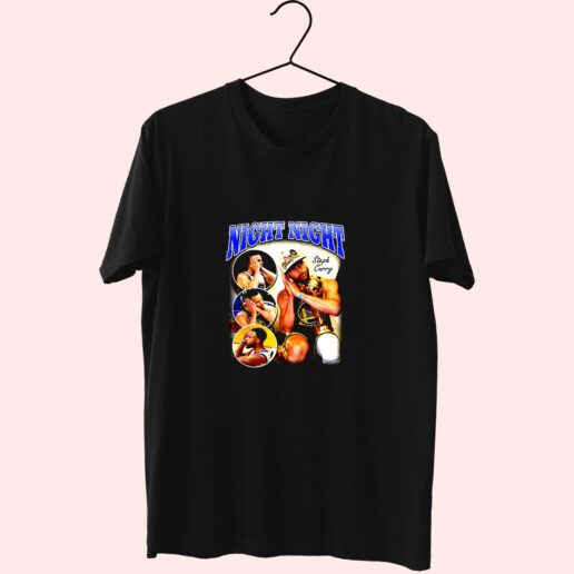 T Shirt Steph Curry Night Night 90s Style