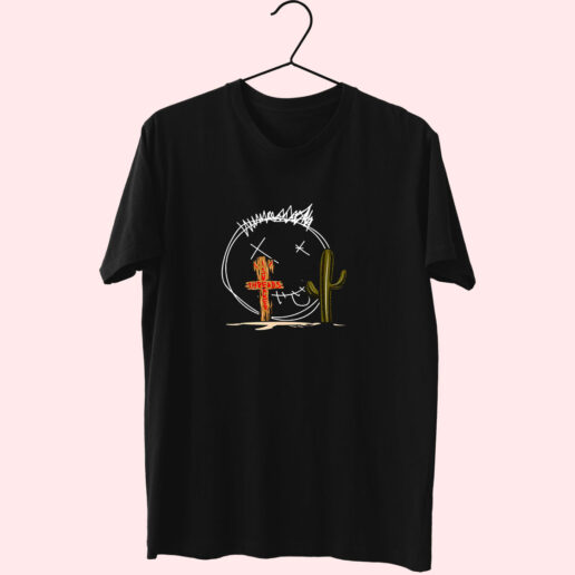 T Shirt Travis Scott Olive Sneaker Threads 90s Style