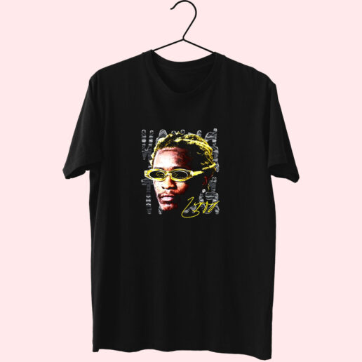 T Shirt Young Thug Head Sign 90s Style