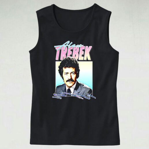 Tank Top Alex Trebek Aesthetic Retro 90s Style