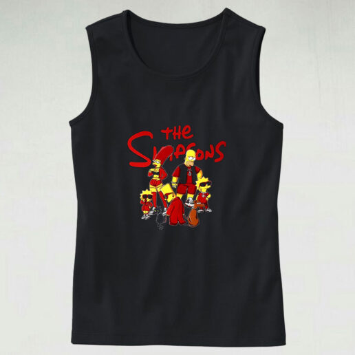 Tank Top Bart Simpson Gang 90s Style