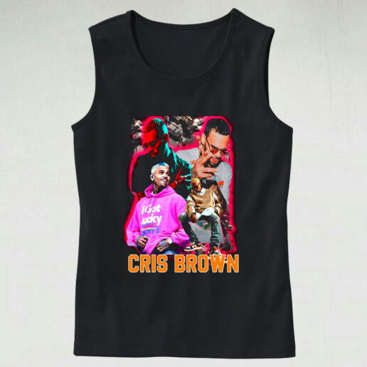 Tank Top Chris Brown Vintage Rap 90s Style