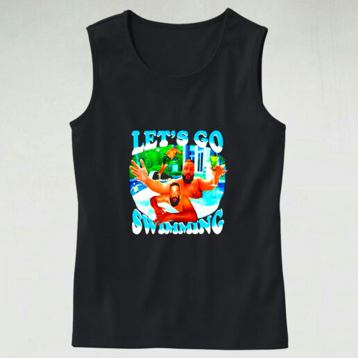 Tank Top Dj Khaled Let's Go Swimming 90s Style