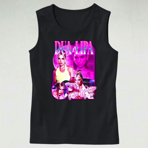 Tank Top Dua Lipa Crazy Vintage Old School 90s Style