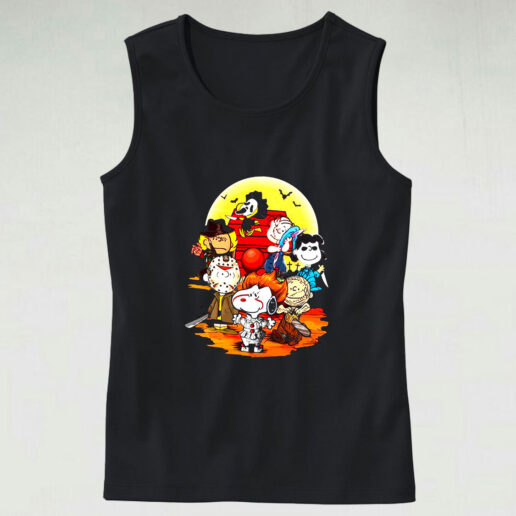 Tank Top Funny Snoopy Halloween 90s Style