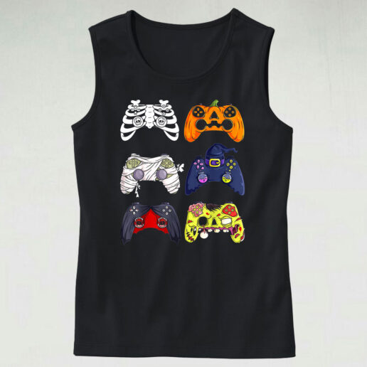 Tank Top Gaming Controllers Mummy 90s Style