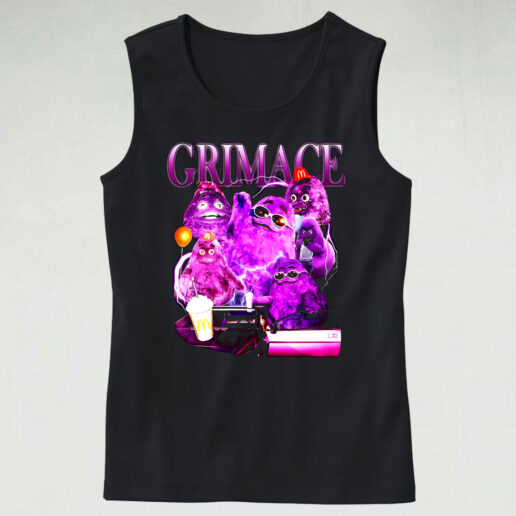 Tank Top Grimace Shake 90s Style