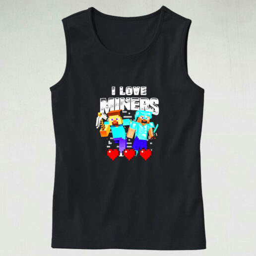 Tank Top I Love Miners 90s Style