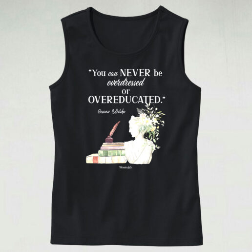 Tank Top Oscar Wilde Quote Dark Academia Aesthetic 90s Style