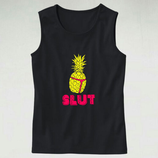 Tank Top Pineapple Slut Funny 90s Style