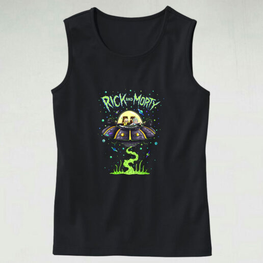 Tank Top Rick Morty Space Cruiser 90s Style